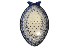 E18 Bunzlau groot Visbord 35x20cm 2158X Serveerschalen